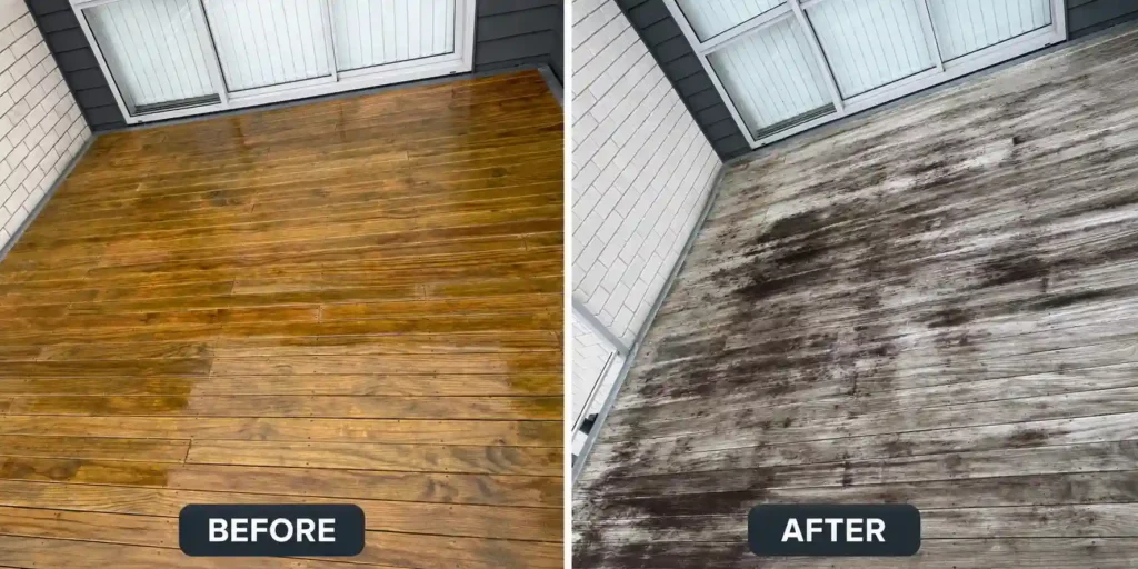 Sun Softwash before after work