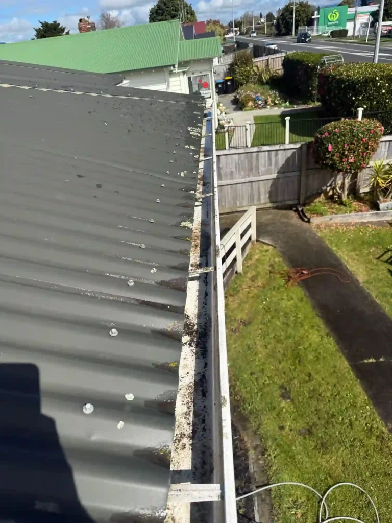 after the gutter clean